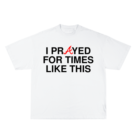 White Prayer Tee